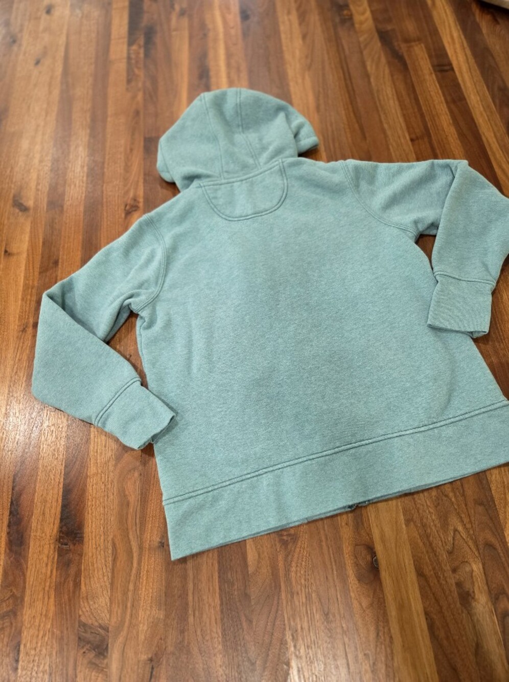 Carhartt Clarksburg Zip Front Sweatshirt Hoodie Heavyweight Fleece Size Large - Picture 2 of 9